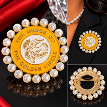 Golden Circle Brooch