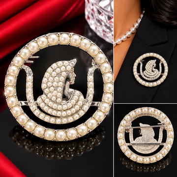Isis Head Brooch