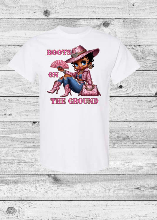Betty Boop Boots on the Ground