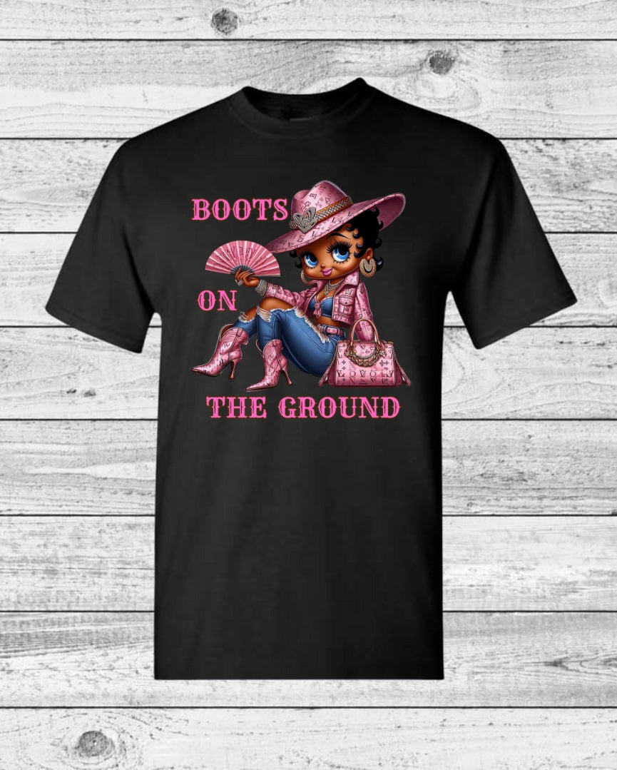 Betty Boop Boots on the Ground