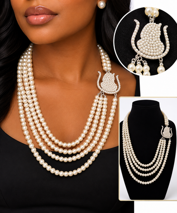 Layered Pearl Necklace