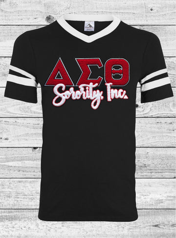 Delta Sigma Theta Sorority w/Chenille Letters