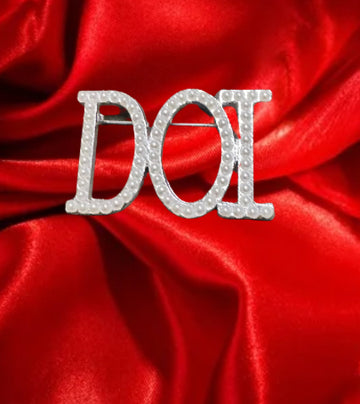 DOI Letter Brooch