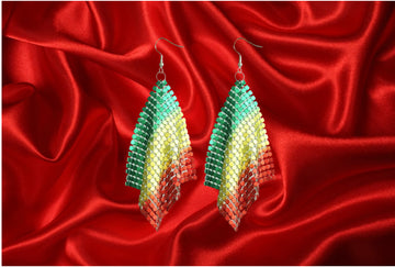 Juneteenth Sequins Earrings