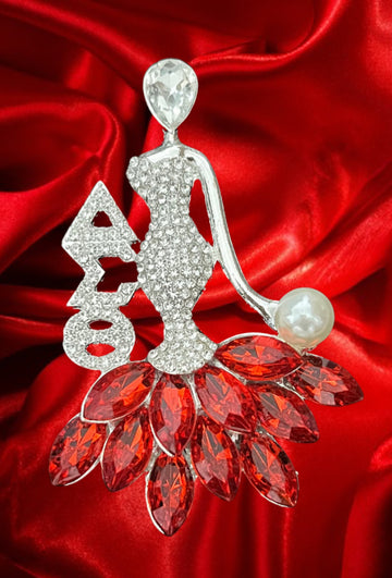 Delta Diva Lady Brooch